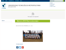 Tablet Screenshot of deportesutem.blogutem.cl